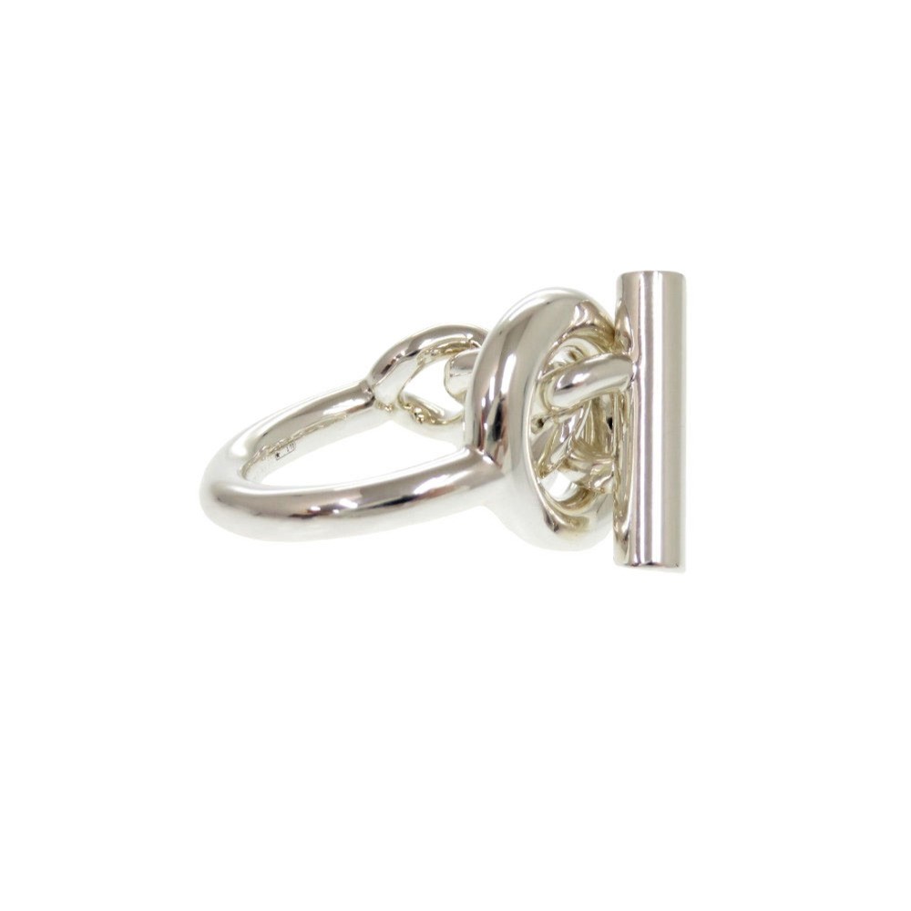 AUTHENTIC HERMES Croisette Ring Silver Silver925 #13(JP Size)