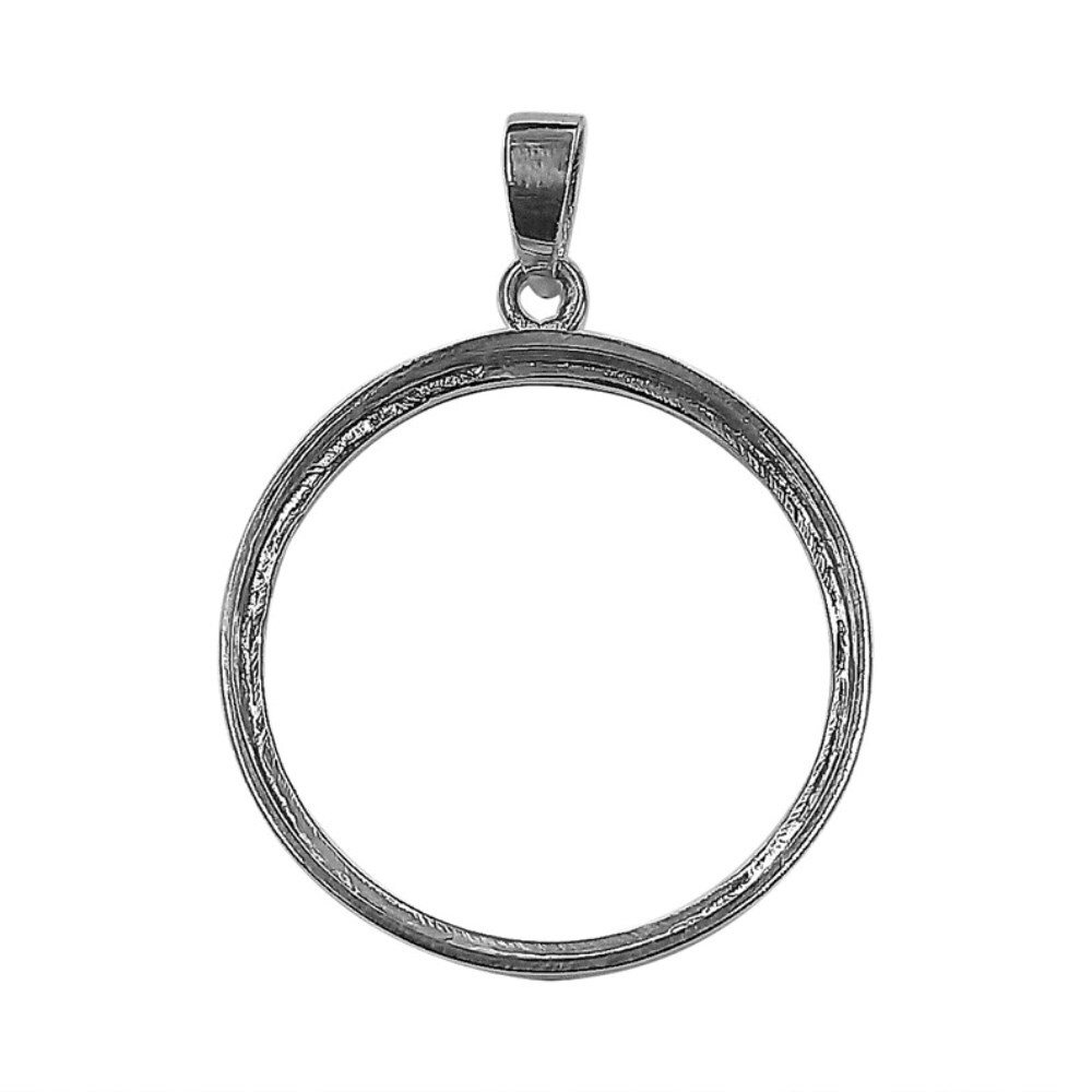Round Mounting in 925 Sterling Mount/Setting, round Shape pendant 16x16mm to 40M