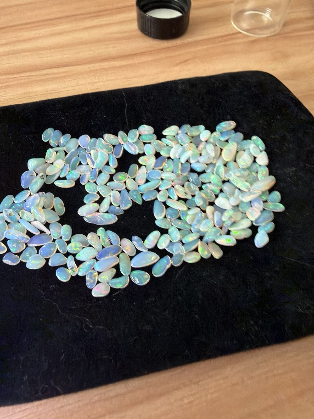 50 Carat Lot Natural Ethiopian Welo Opal Chips – Vibrant Multicolor Fire Play –