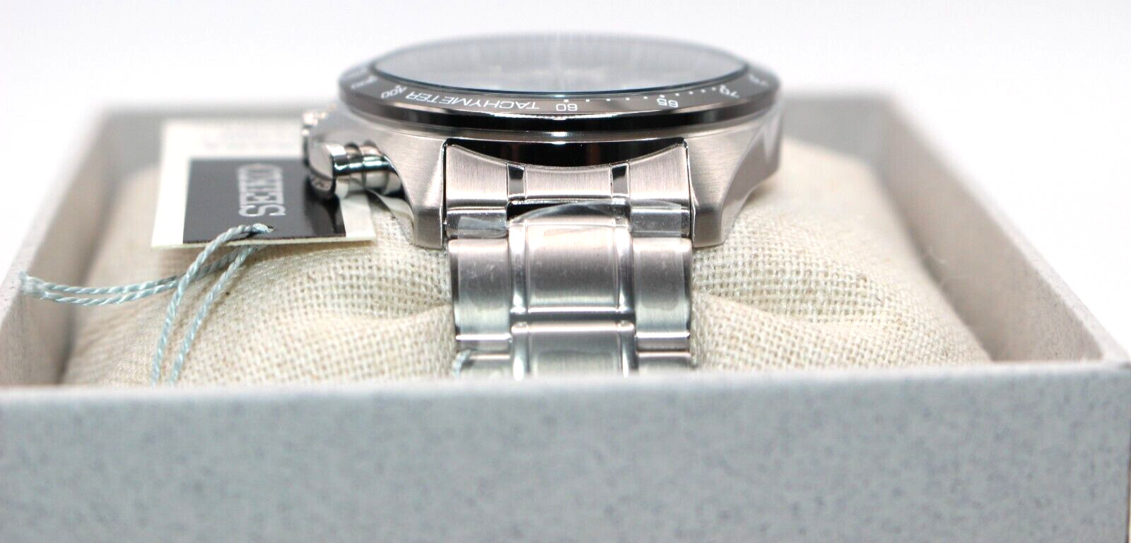 SEIKO Spirit SBTR027 Chronograph Quartz Men’s Watch Stainless Steel Authentic