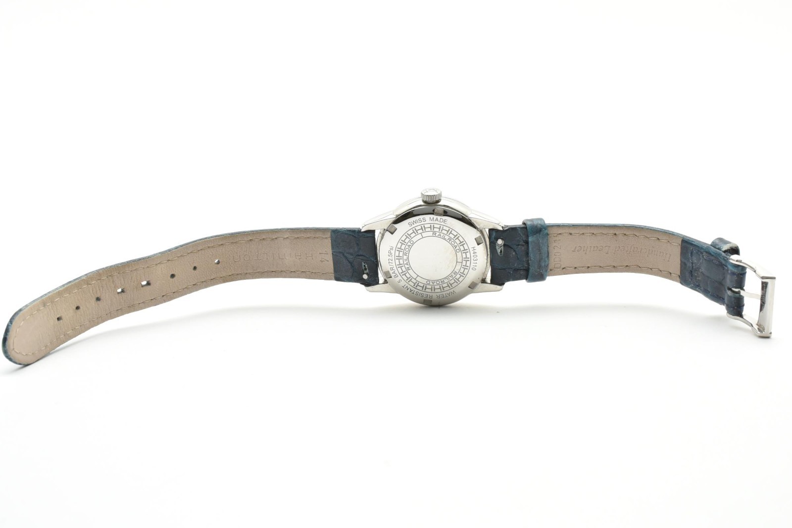 [N MINT /Paper] Hamilton Railroad H403110 Shell Dial 12P Diamond Qz Ladies Watch