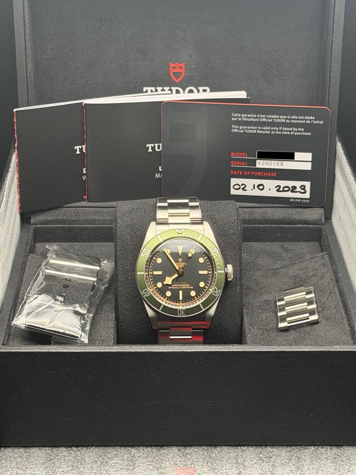 TUDOR Black Bay Harrods Special Edition Ref. 79230G Box & Papers 41mm