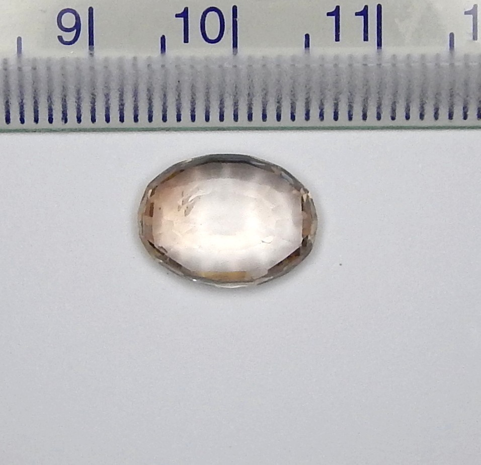 Fiery 5.1ct Imperial Topaz Natural Earth Mined Faceted Oval Brazil