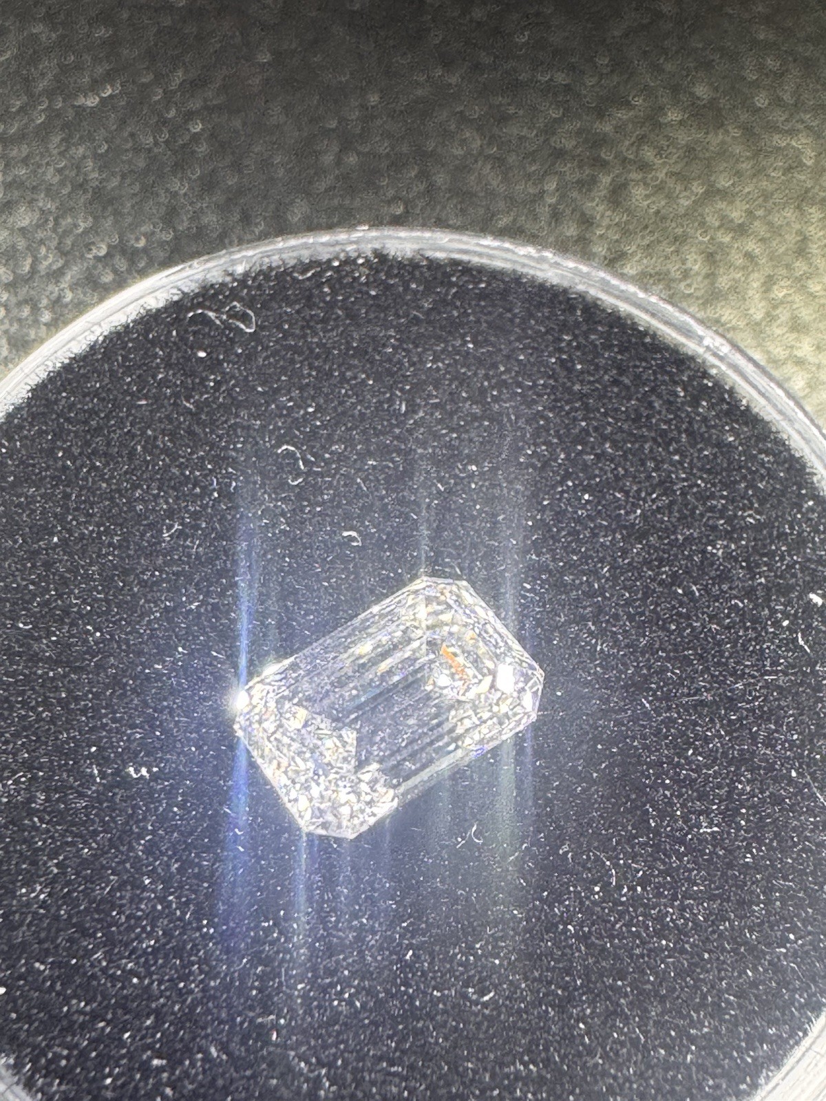 Lab Grown 1.02 Cts EMERALD Cut IGI Certified CVD Diamond D Color VVS2 Clarity