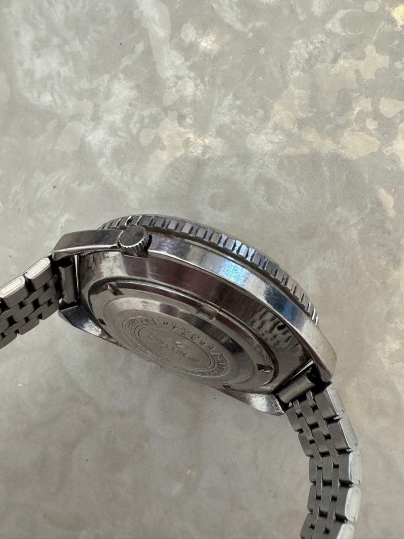 Seiko 5 Sports Rally Diver 6119-7170 Auto Watch Checker Flag Bezel Rare Used