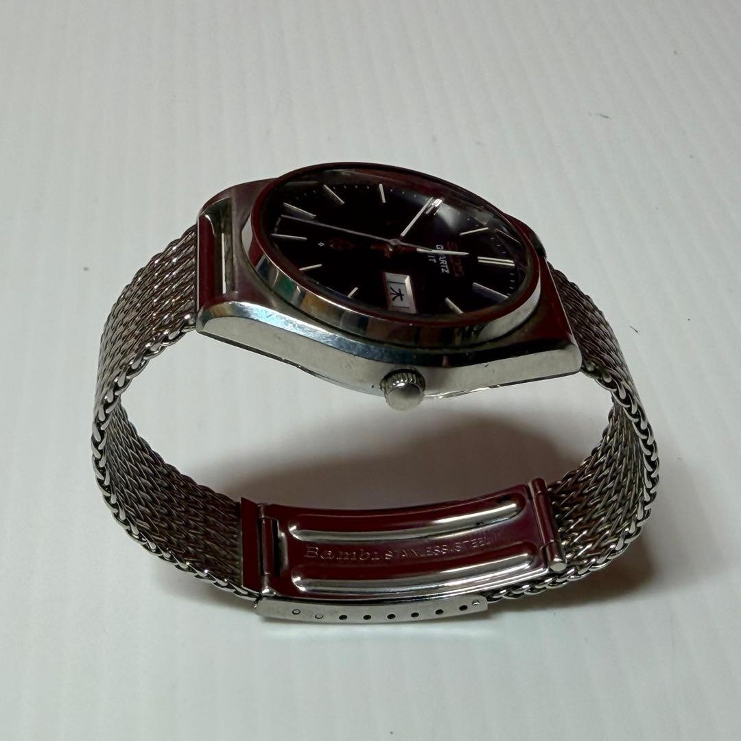 Seiko Quartz Watch, Dark Blue Mesh, 401295