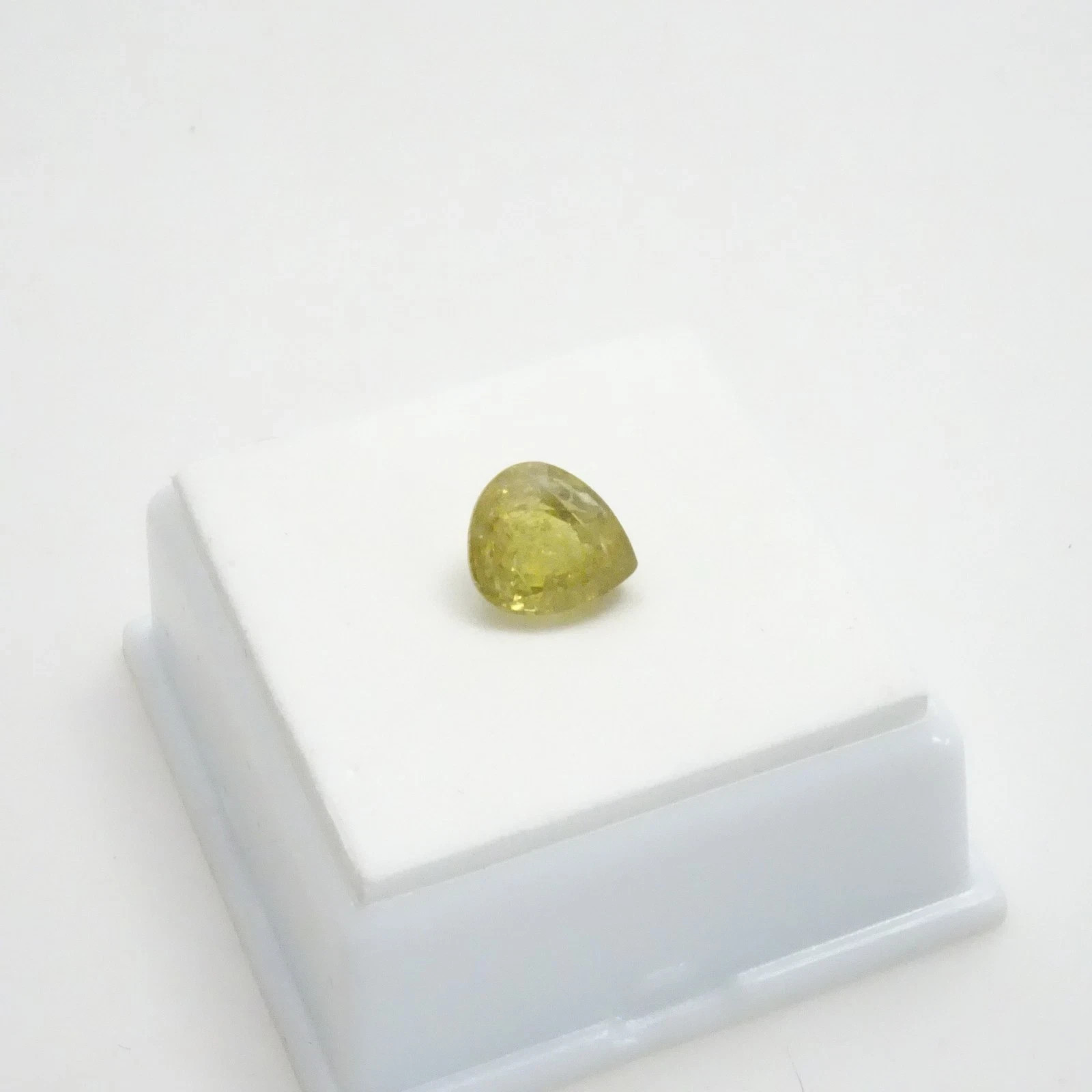 Natural 3.29ct Pear Shape Demantoid Garnet – 9.25×8.25mm – Demantoid Garnet