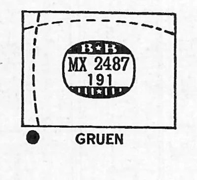 GRUEN : CURVEX-CITADEL (AND OTHERS) – Rectangle 24.7mm x 19.1mm