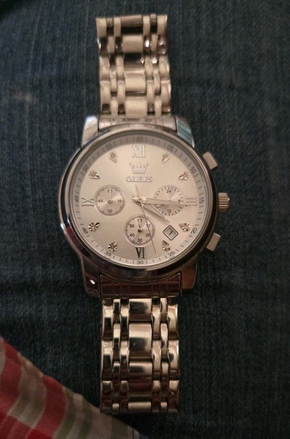 OLEVS Mens Chronograph Watch,Water Resistant, No. 2858G