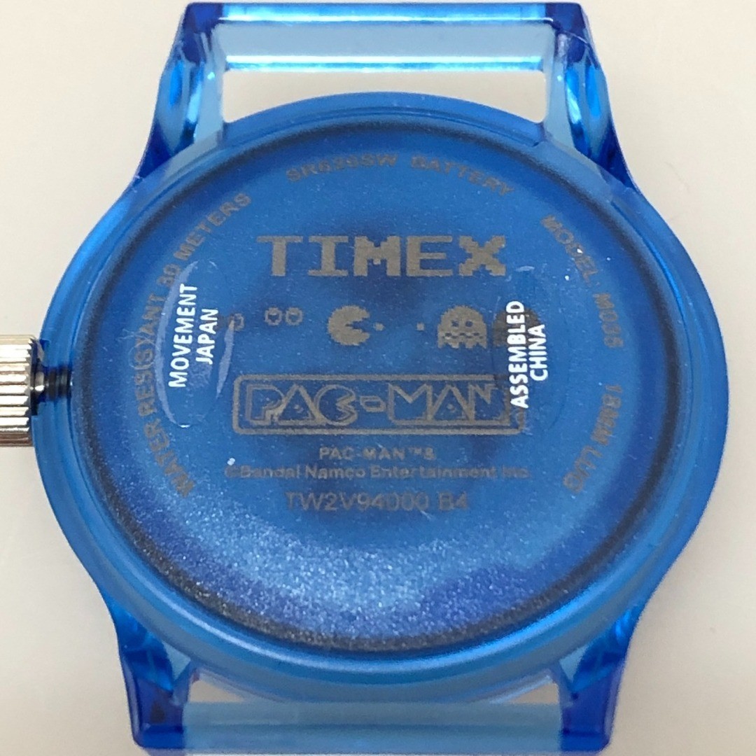 Timex Pac-Man Collaboration Watch Quartz 20mm Blue TW2V94000 Limited Edition