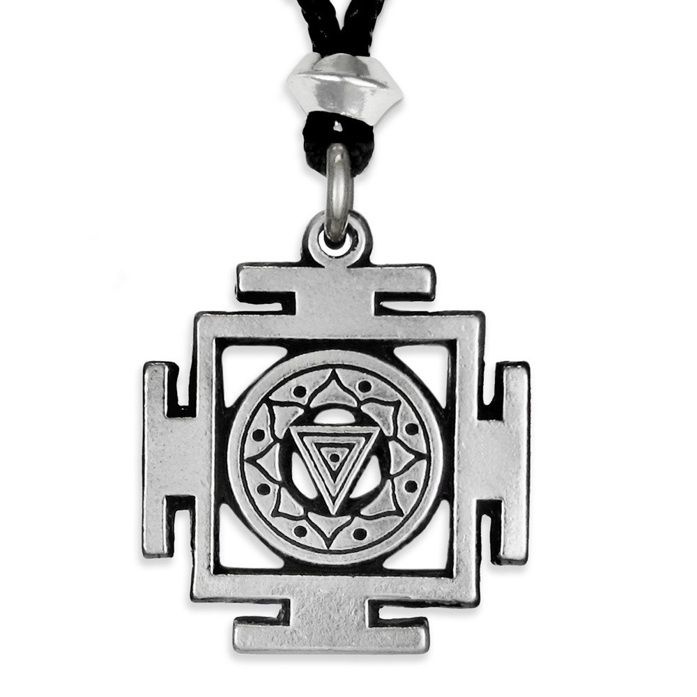 Kali Yantra of Transformation Hindu Goddess Pendant Amulet Talisman Jewelry Yoga
