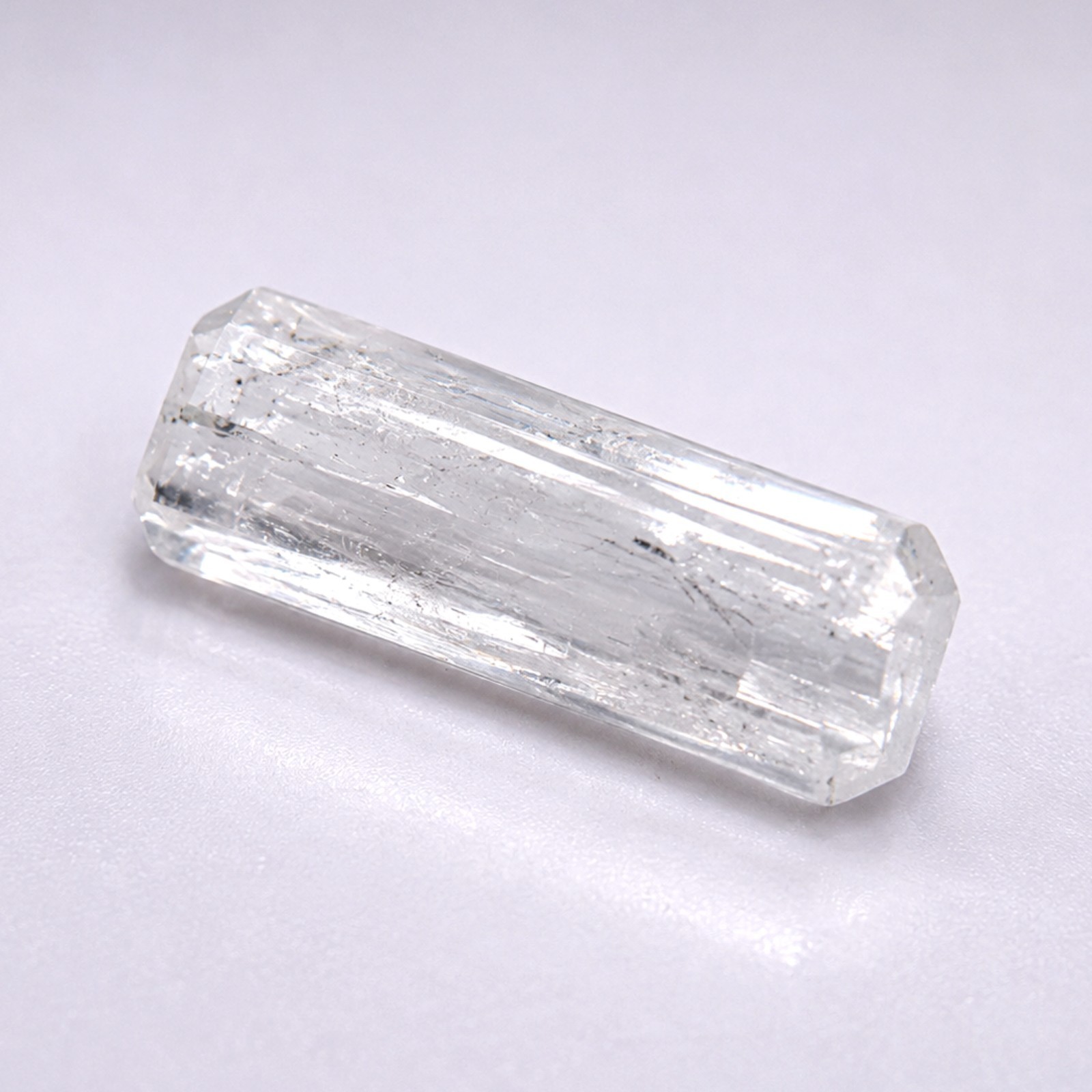 2.54 ct SCOLECITE – INDIA – Natural Rare Untreated Faceted – FREAKINGCAT