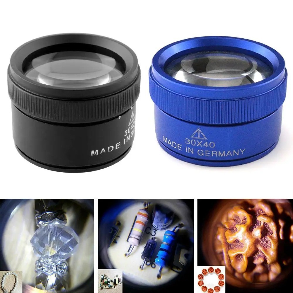 40x Magnifying Glass Eye Loupes Loop Optical Magnifier Jewelry Watch Repair Tool