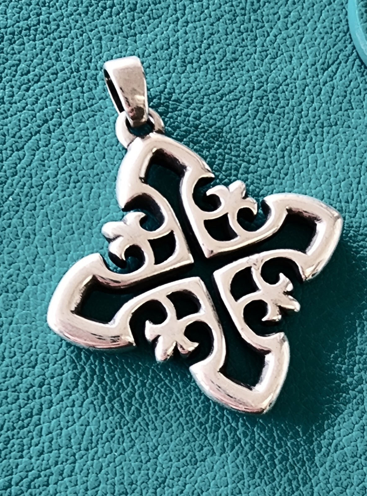 Retired James Avery Solid, 12.07 Gram Heavy Cross Pendant ~ NEAT Piece!
