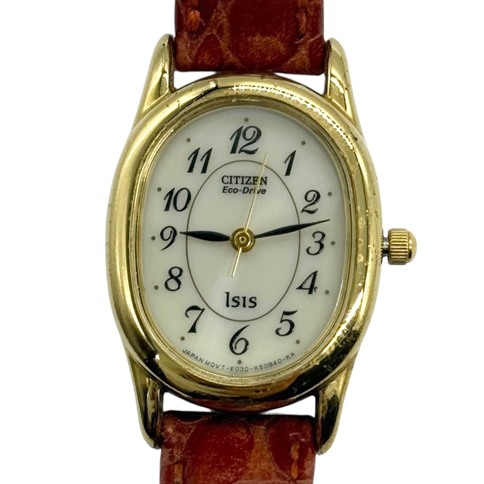 Working CITIZEN Eco Drive Isis Solar Eco Drive Ladies Oval Vintage ts166