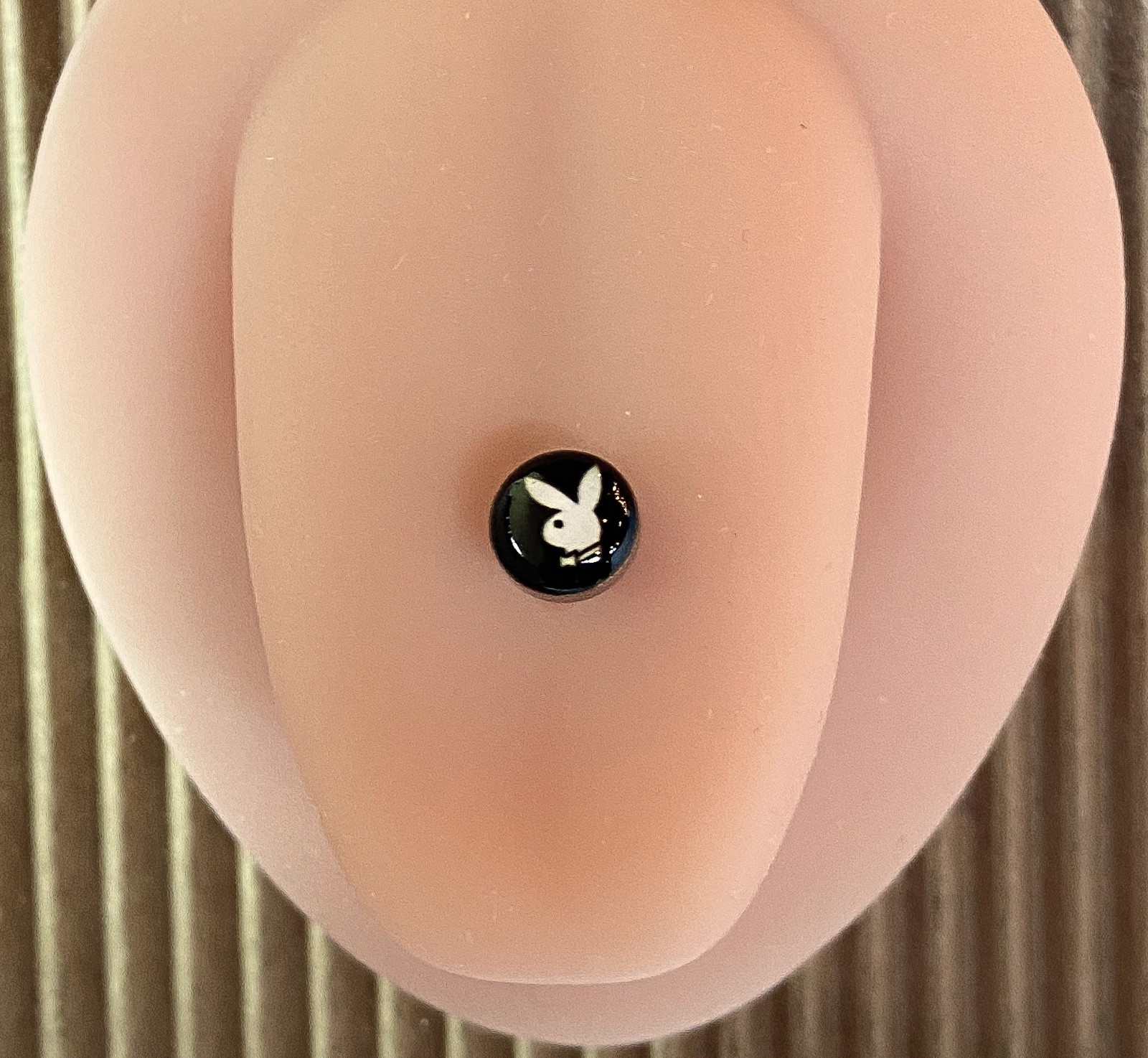 5pc Playboy Bunny Logo Tongue Rings Tounge 14g Wholesale Lot
