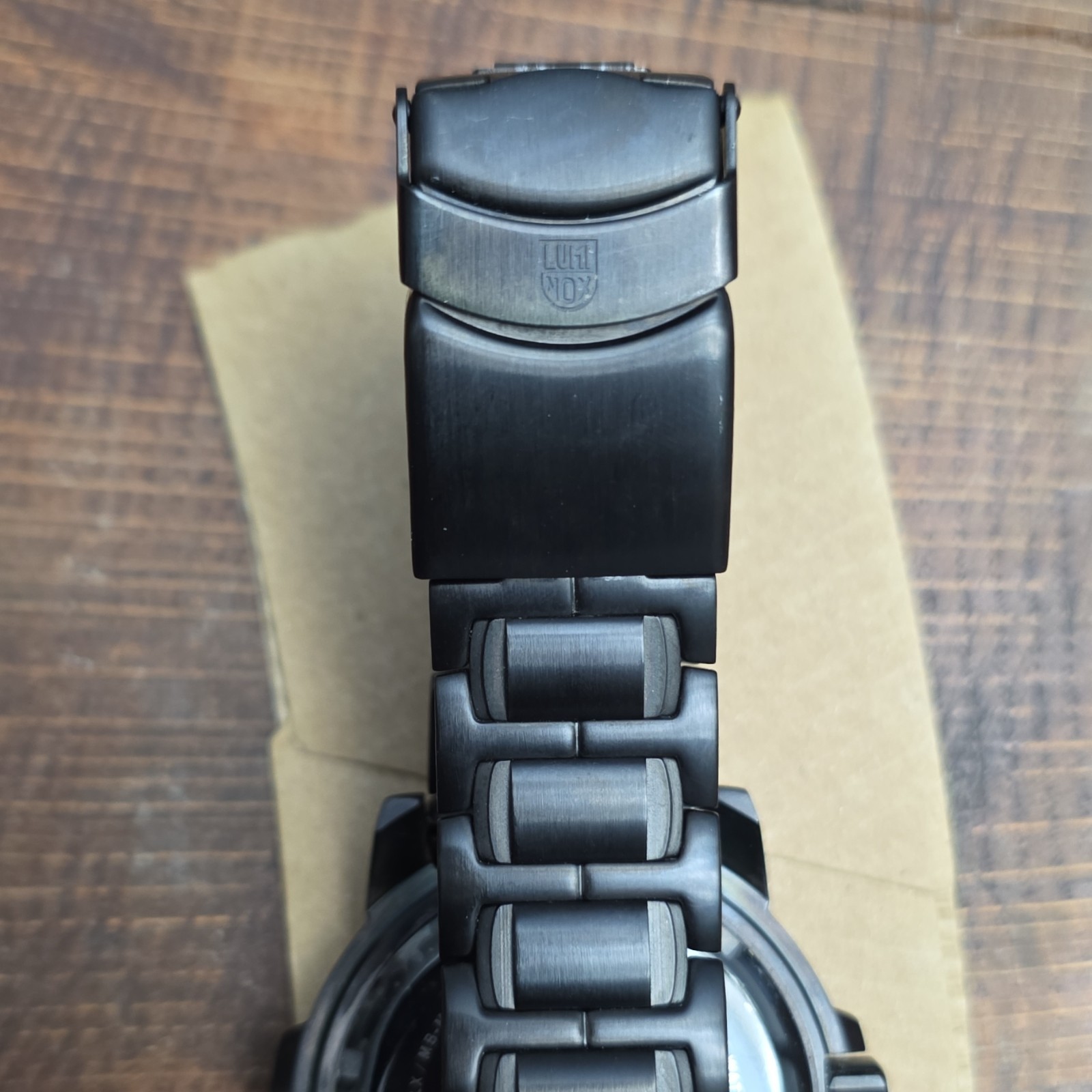 Luminox F117 Nighthawk Men’s Quartz 45mm Black SS Bracelet 200m Date Watch