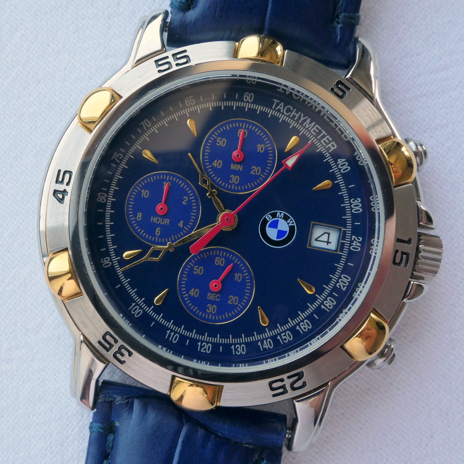 BMW Classic Retro Sport Car Accessory Design Made in Germany Watch Chronograph
