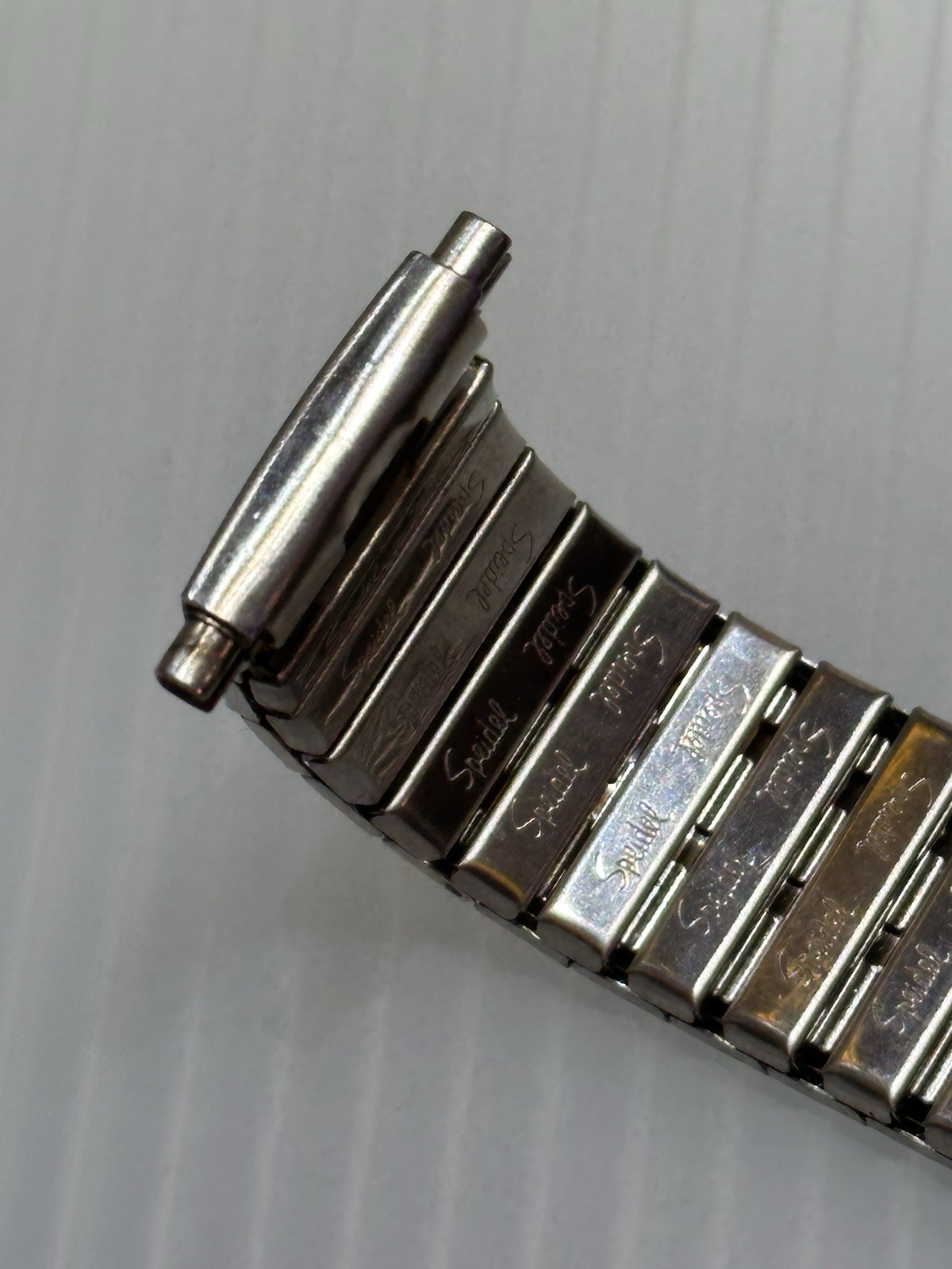 16 17 18 19 20 21 mm VINTAGE 60s SPEIDEL STAINLESS STEEL MENS STRETCH WATCH BAND