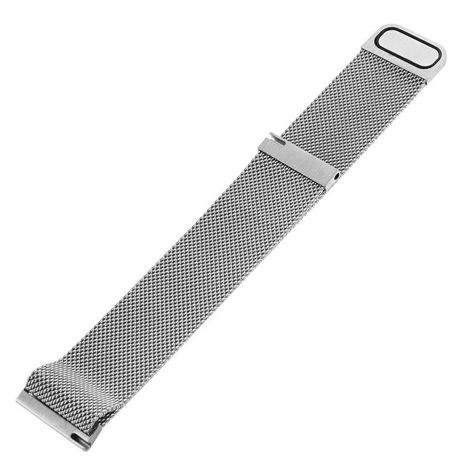 14-24mm Magnetic Clasp Mesh Loop Watch Band Stainless Steel Metal Strap Bracelet