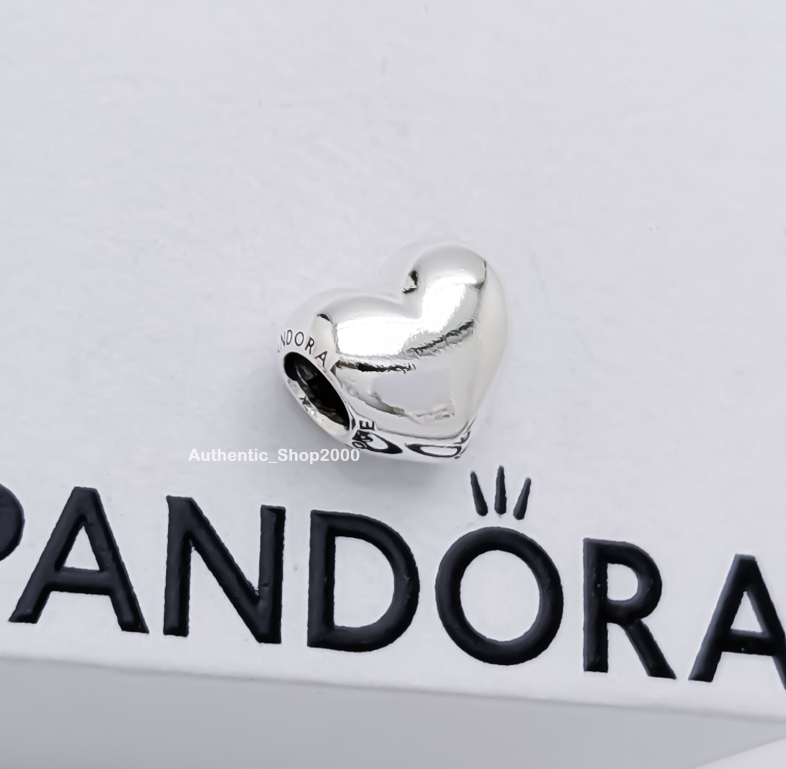 NEW 100% Authentic PANDORA Brand 925 Be Love Engravable Heart Charm 793439C00