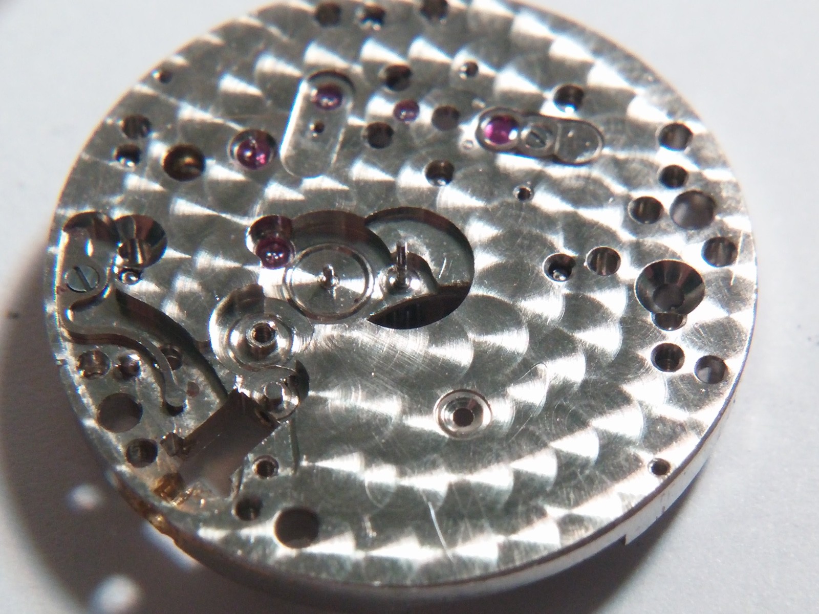 Lecoultre 428.2 100 main plate, wheels, bridges, pre-owned for watch repair