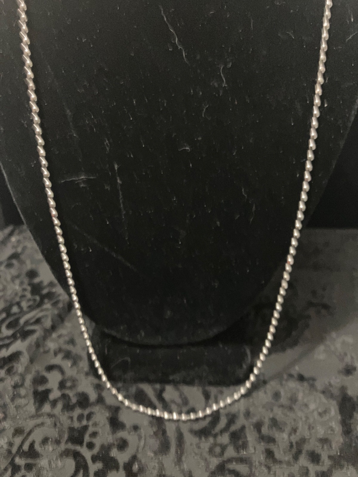 💕John Hardy 3mm Ball Chain Necklace Sterling Silver w/ Black Rhodium 26″ NWOT
