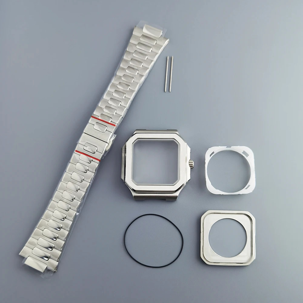 29.5mm Watch Dial Square Horizontal Stripe Retro Design For NH35 NH36 Parts