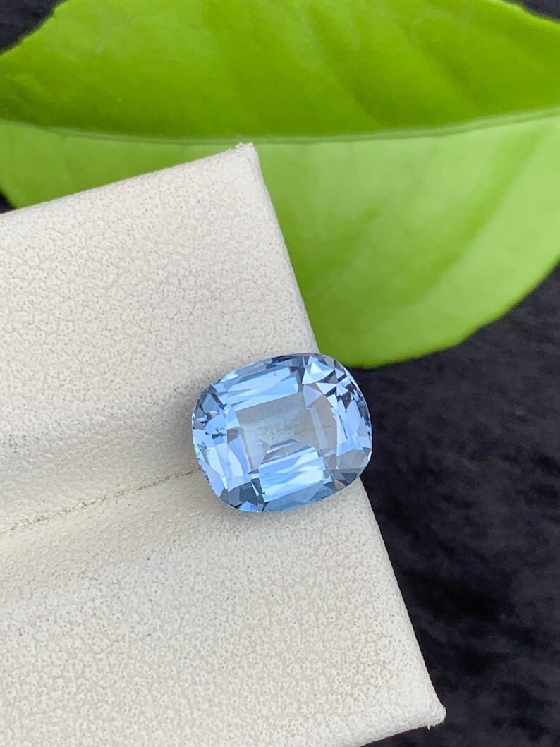 2.80 CT Santa Maria Aquamarine Cushion Cut Natural Gemstone Untreated March