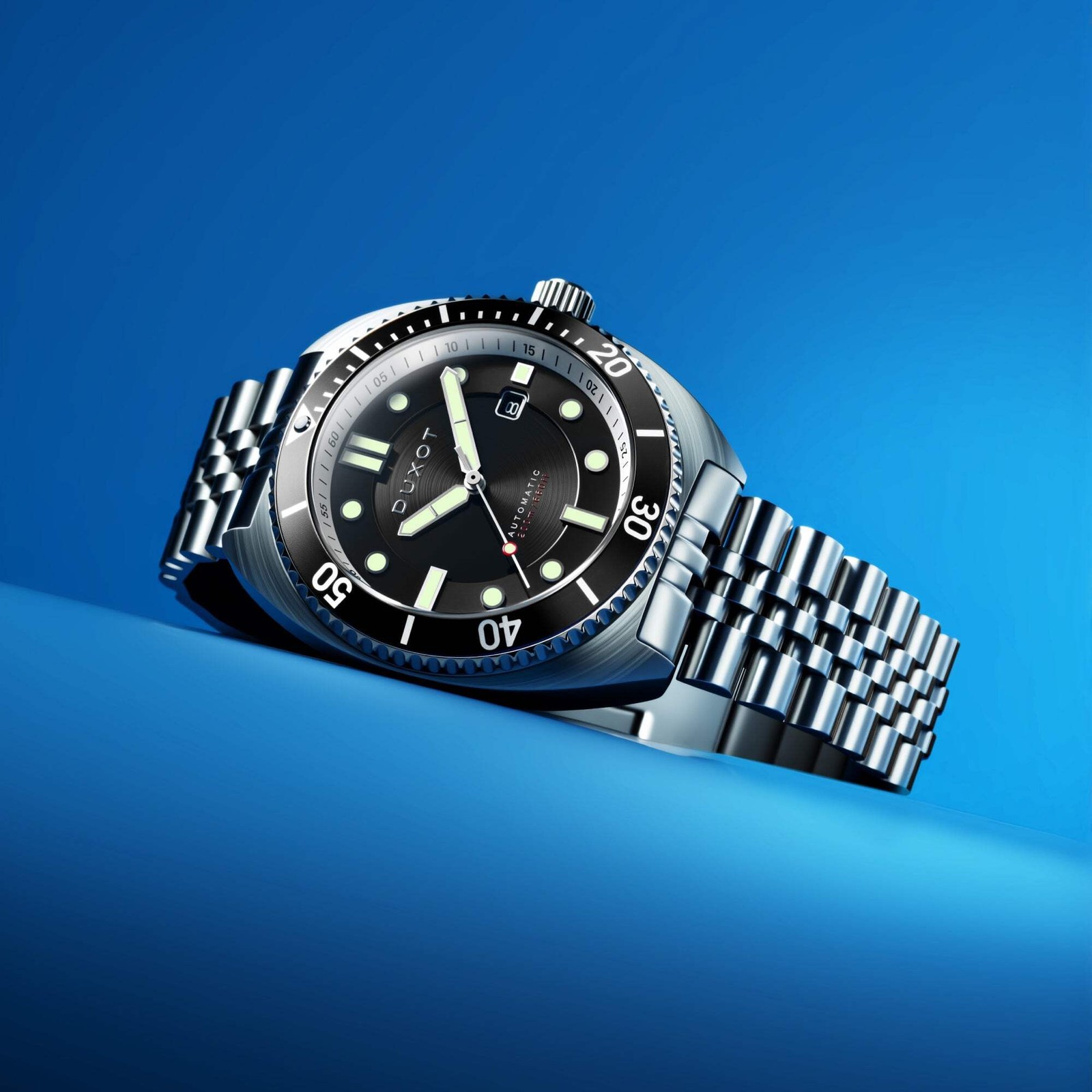 Duxot Tortuga Stainless Steel 45mm Japanese Automatic Wristwatch DX-2026-11