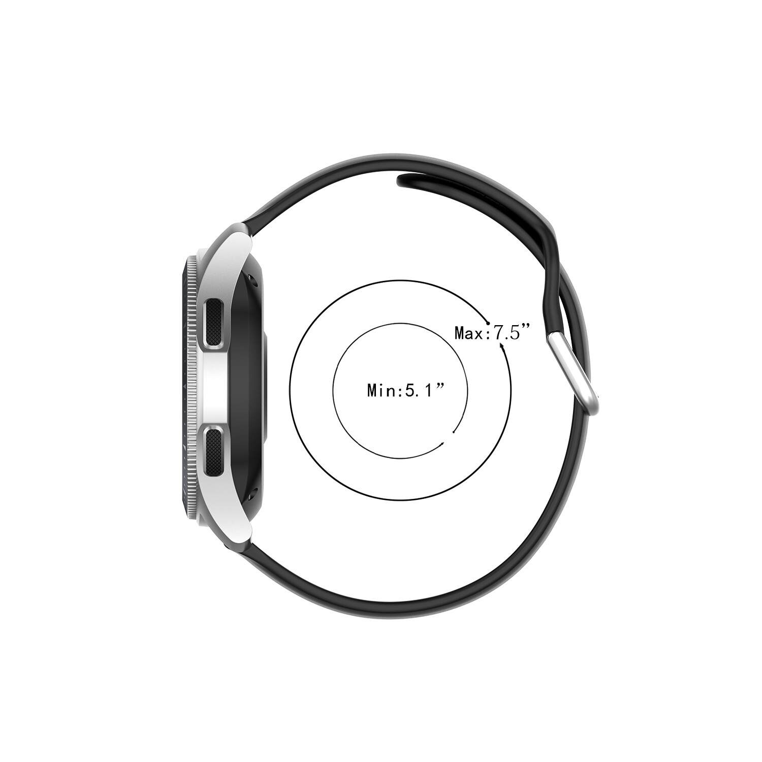 For Samsung Galaxy Watch 3 45mm 46mm Gear S3 Classic Silicone 22mm Band Strap SL