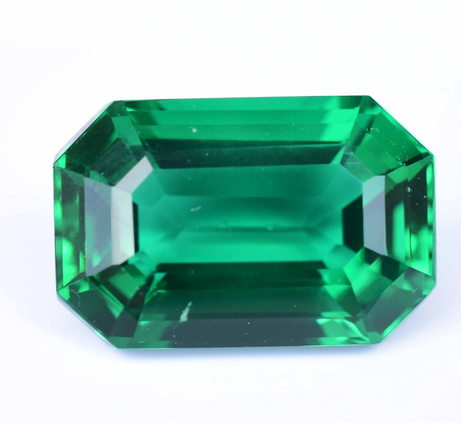 Natural Green Emerald 15.75 Ct Emerald Cut AGL Certified Stunning Loose Gemstone