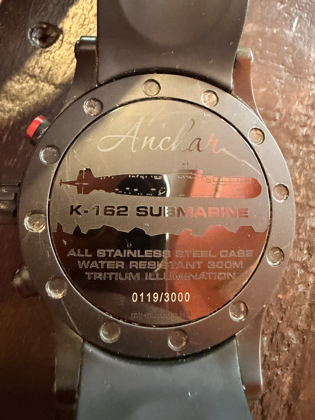 Vostok Europe Anchar Dive Watch Men’s Watch Black Red 6S21/510C582