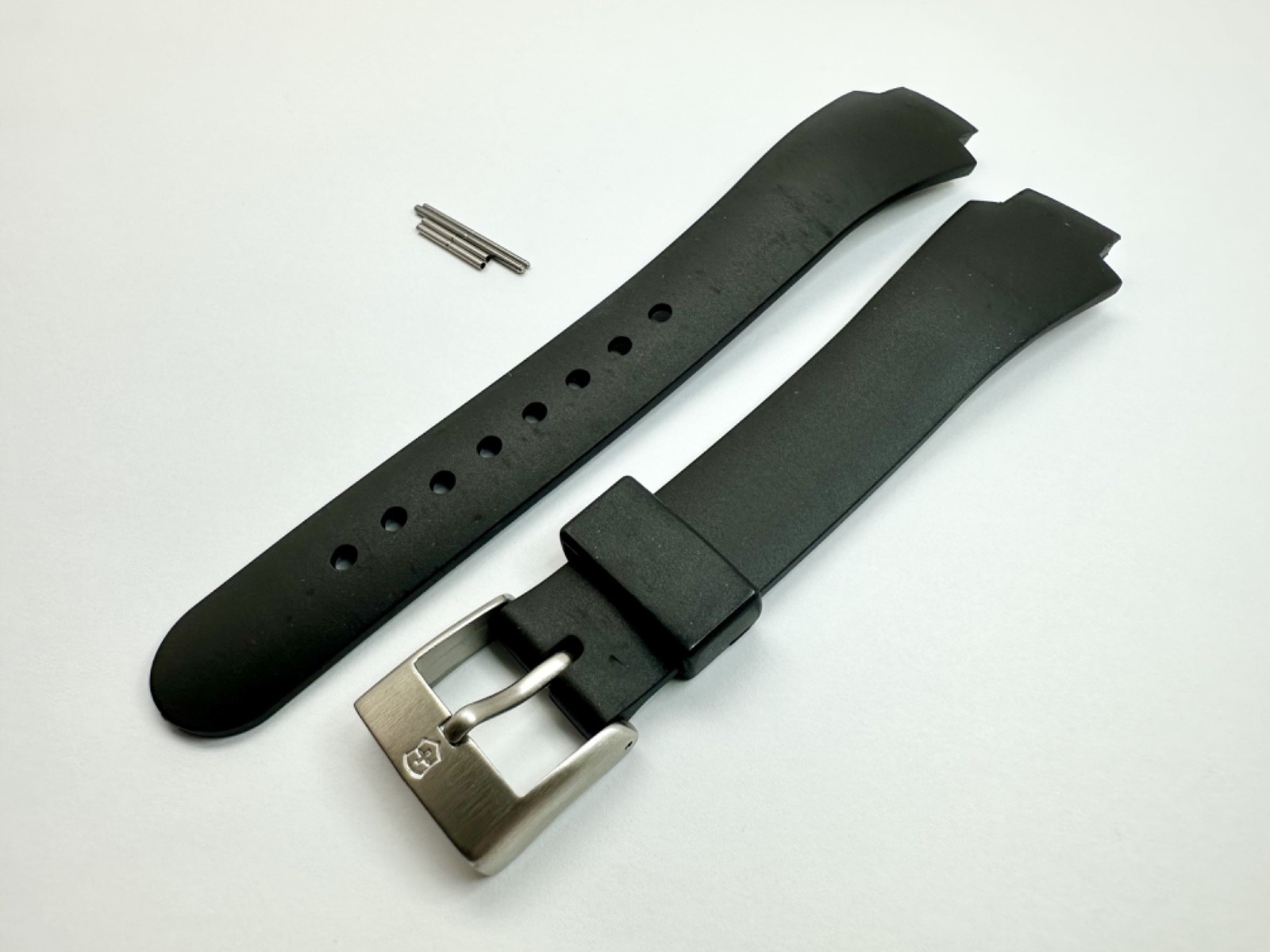 Victorinox Swiss Army Peak Small Ladies Black Rubber 13mm x 16mm Watch Band