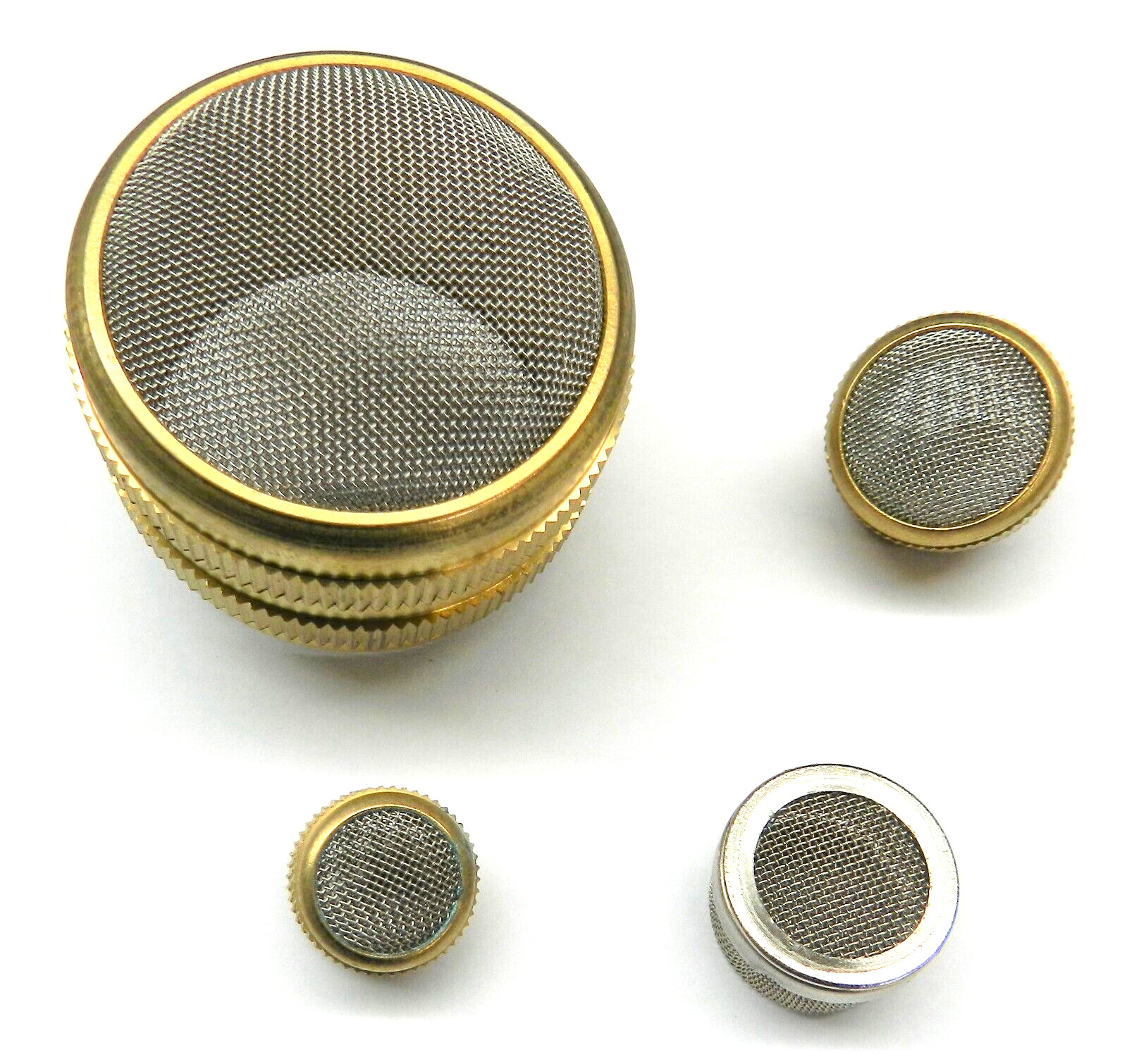 Ultrasonic Cleaning Baskets Set of 4 Mesh Baskets Jewelry Watch 16, 25, 20, 50mm