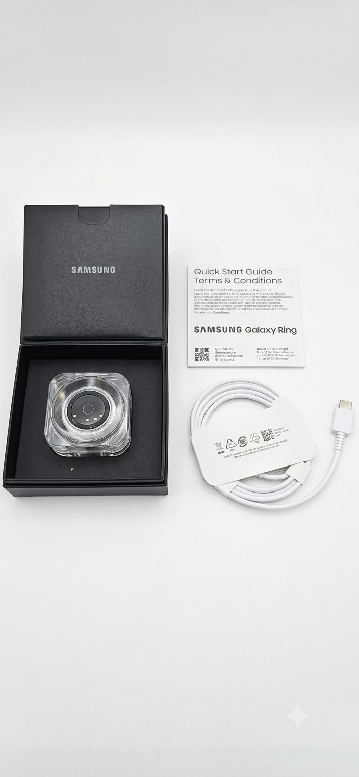 Samsung Galaxy Ring Size 11 Titanium Black Titanium Smart Ring