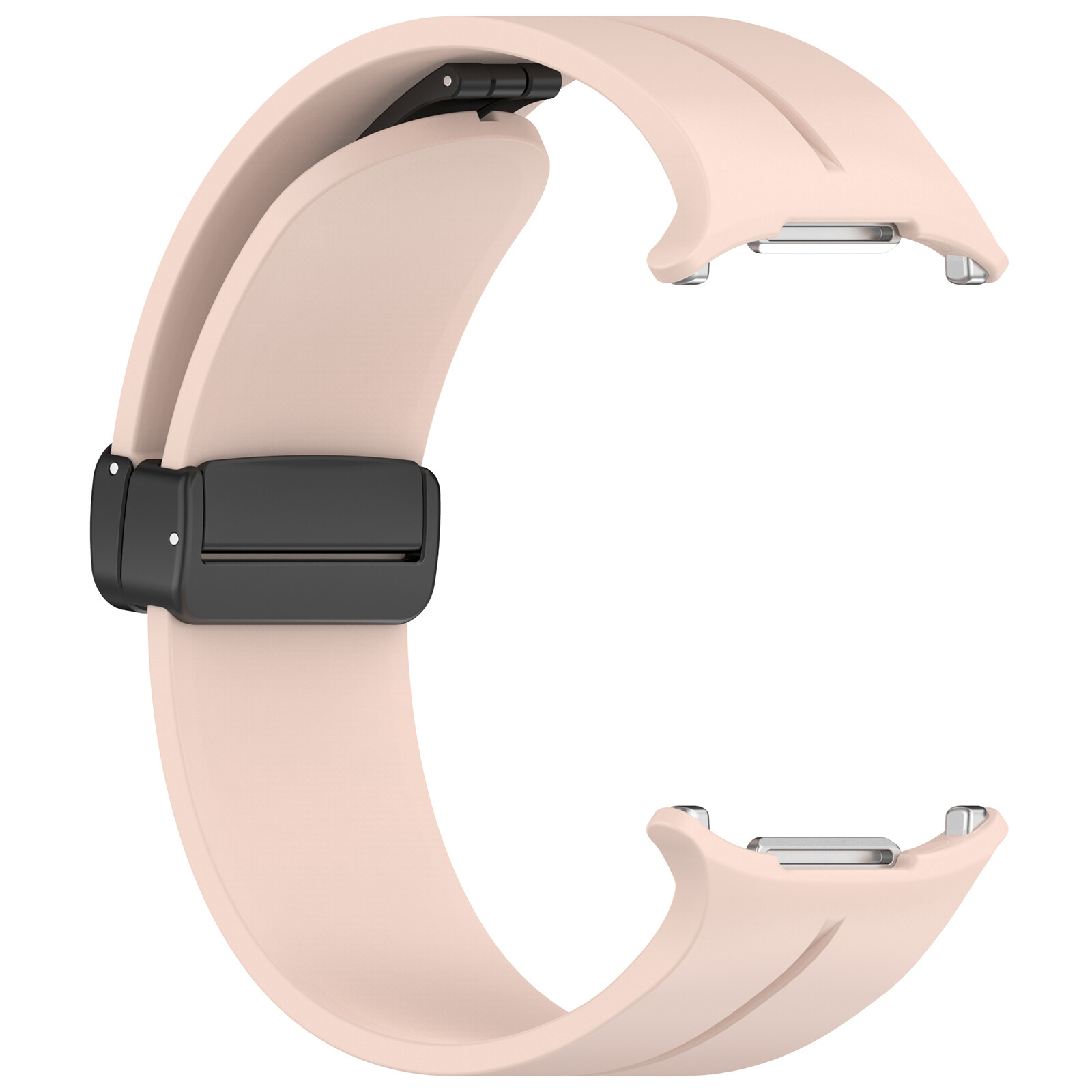 Magnetic Buckle Strap For Samsung Galaxy Watch 7 Ultra 47mm Silicone Sport Band