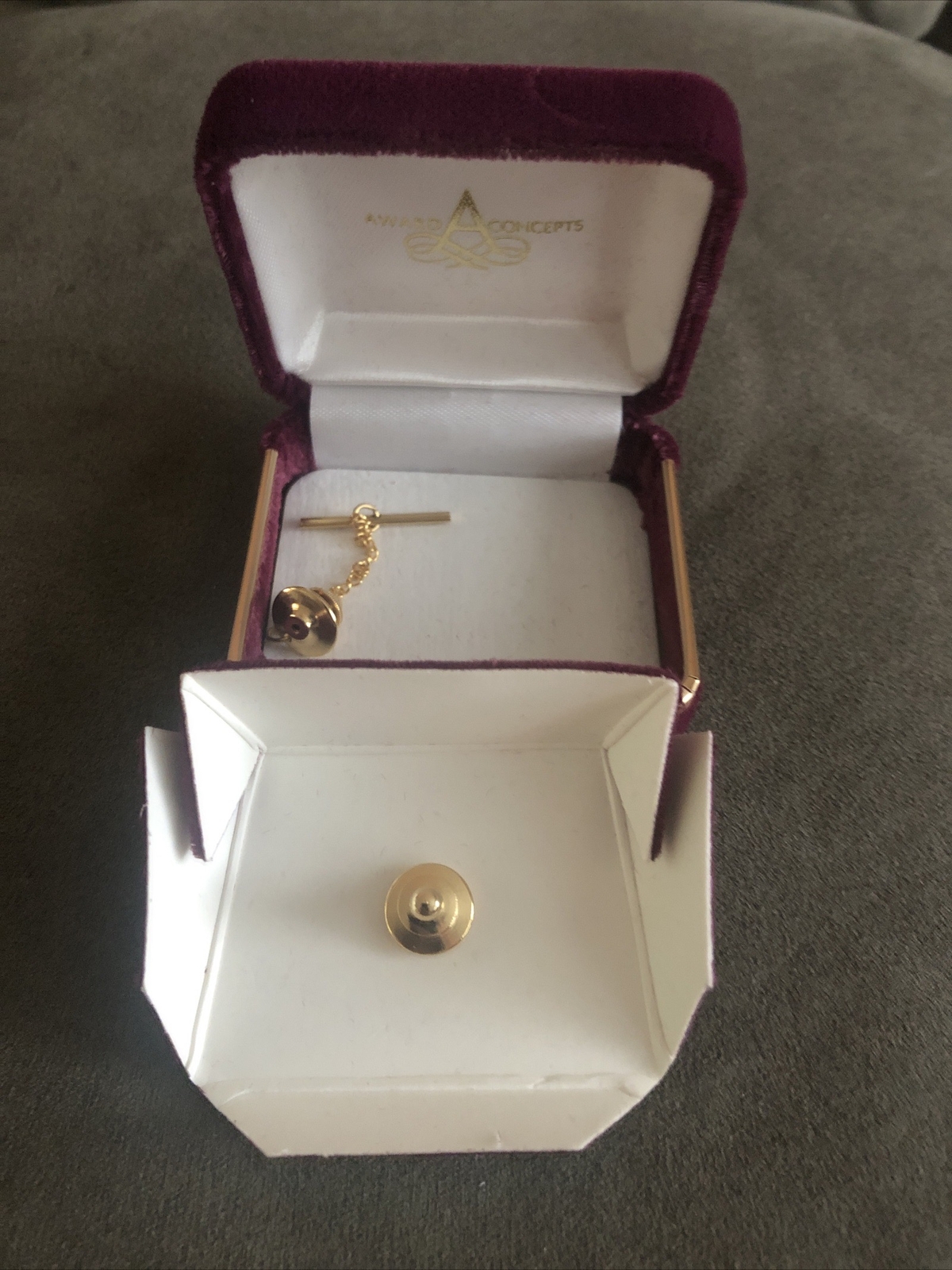 KEMPER 1/5 10K GOLD TIE TACK / LAPEL PIN