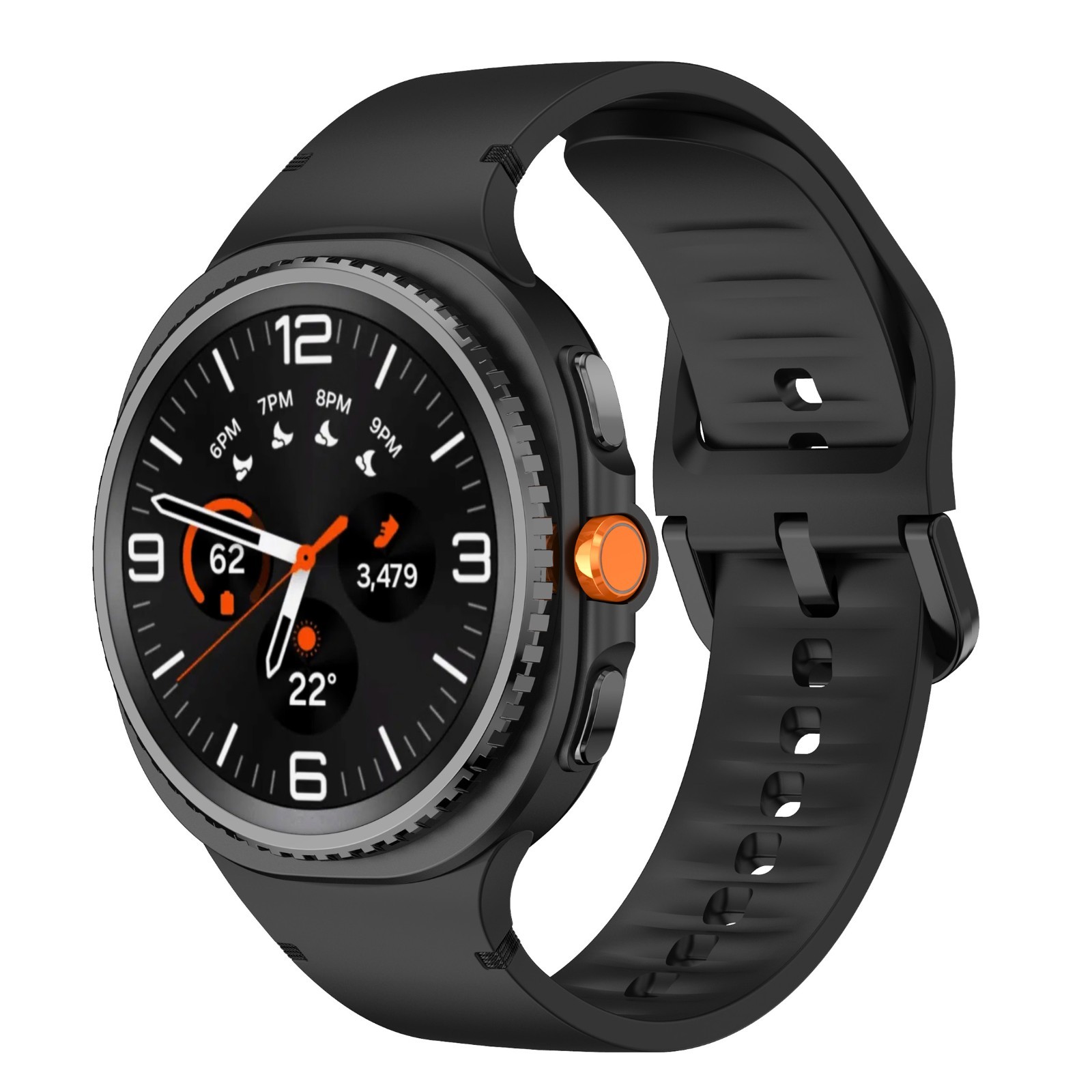 For Samsung Galaxy Watch 8 40/44mm & 8 Classic 46 Silicone Sport Soft Band Strap
