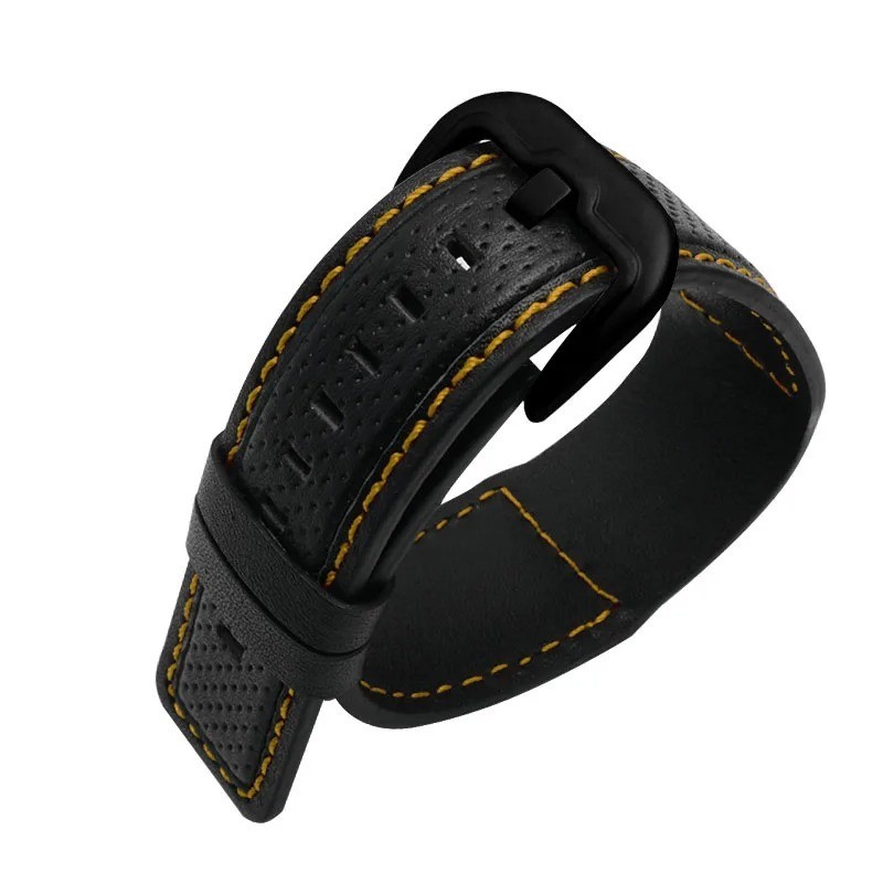 24mm Leather Watch Band Strap For Dietrich OTC-AO1 OT-3 Bracelet