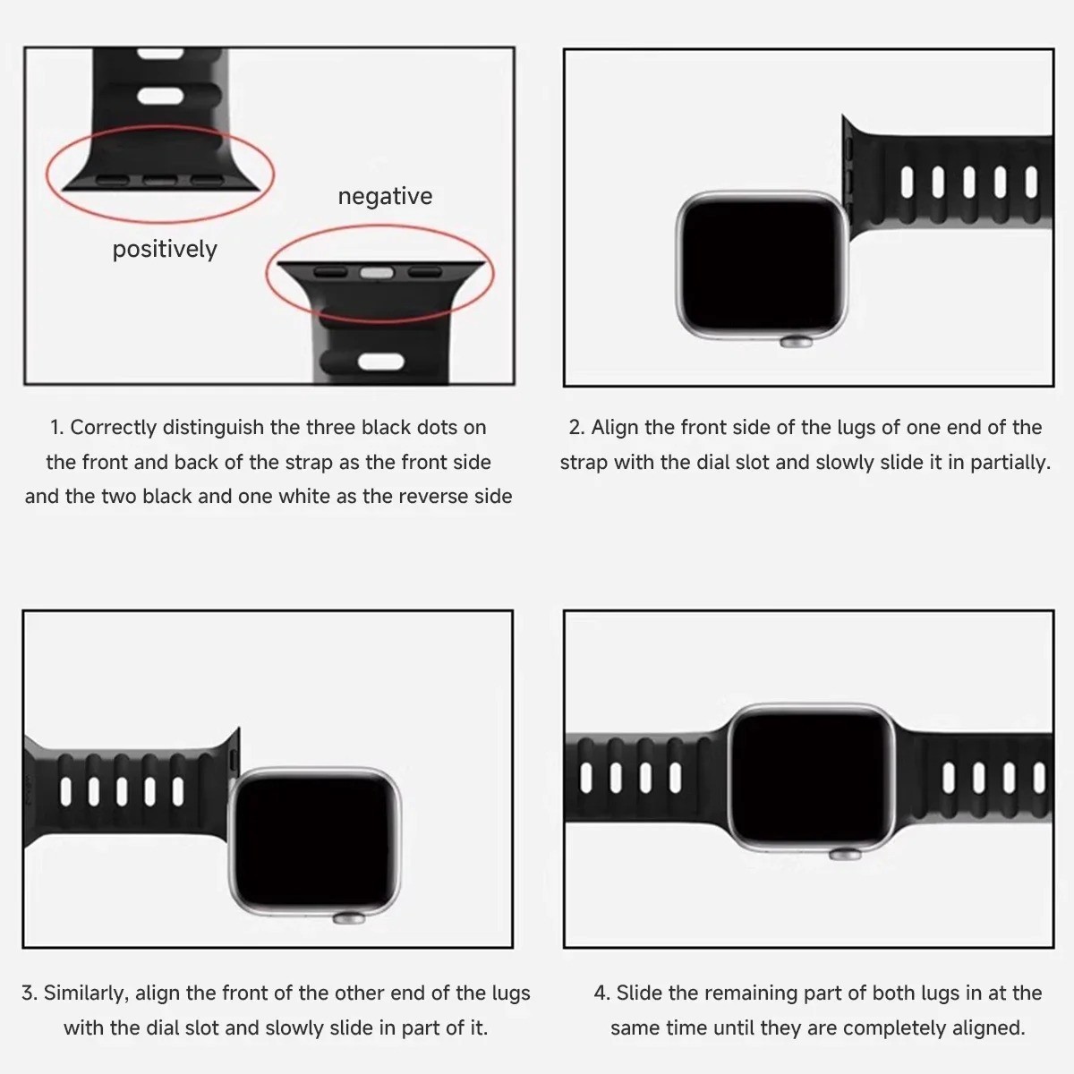 Silicone Sport Band for Apple Watch SE Series 11 10 9 8 7 6 5 4 Ultra 2/3 38-49m