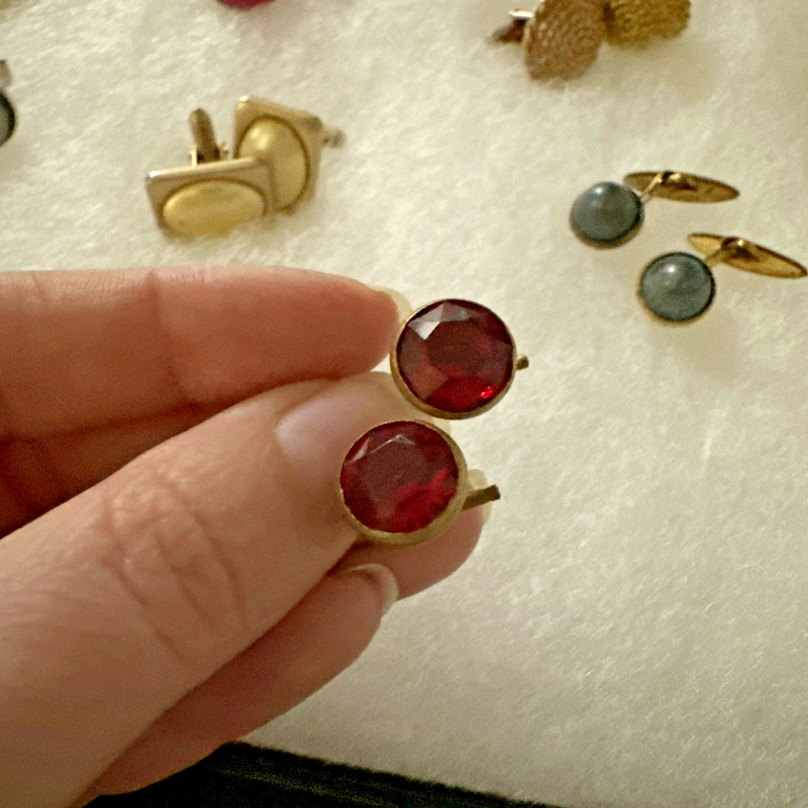 Choose what you want — 9 sets of cufflinks; Mixed designs