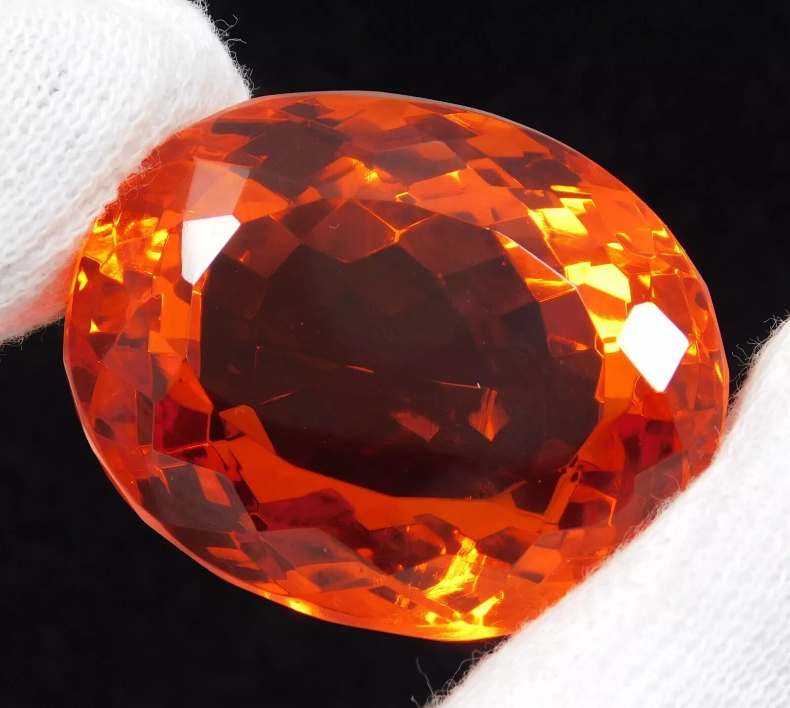 AAA Quality 99.20 Ct Natural Mexican Fire Opal Oval “Certified” Top Gemstone