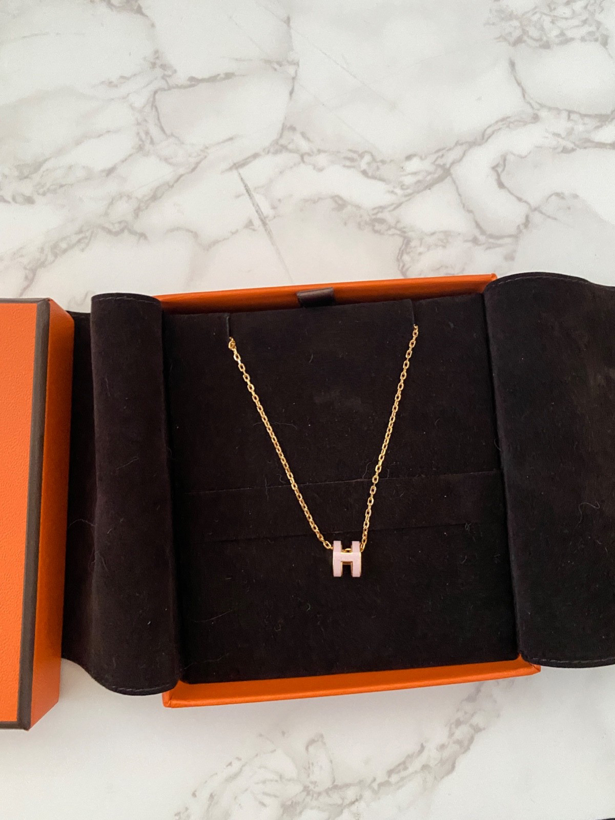 New Authentic Hermes Mini Pop H Pendant Necklace Accessory Jewellery Jewelry