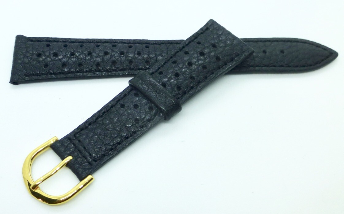 18mm/20mm/22mm Vintage 1960s/70s Leather Watch Band Strap with Buckle for IWC