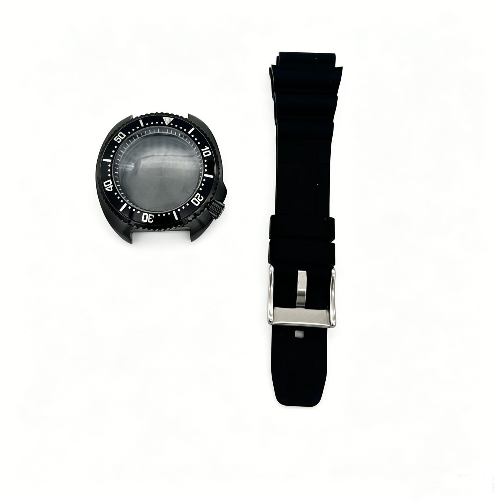 Watch Case for VK63 Movement Mecha-Quartz Chronograph 40mm Stainless Steel