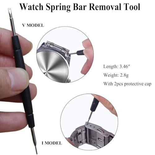 6-in-1 Watch Back Removal Tool Kit, Battery Replacement & Repair Set, 4 Colors