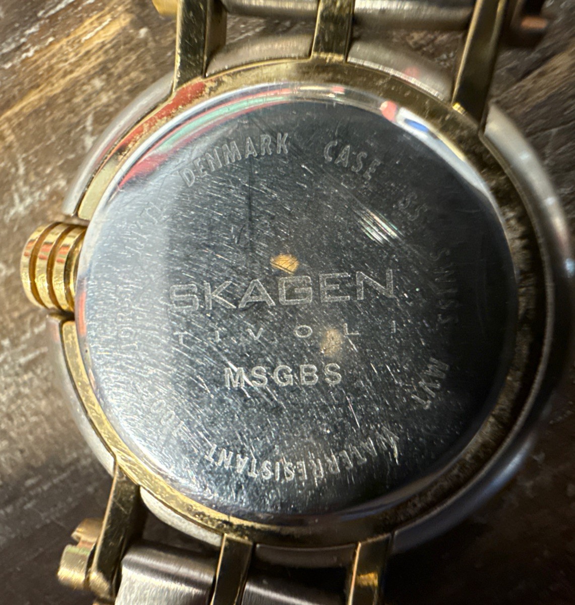 SKAGEN TIVOLI 1990’s Stainless Vintage Designer Watch Women Denmark ~ New Batt.