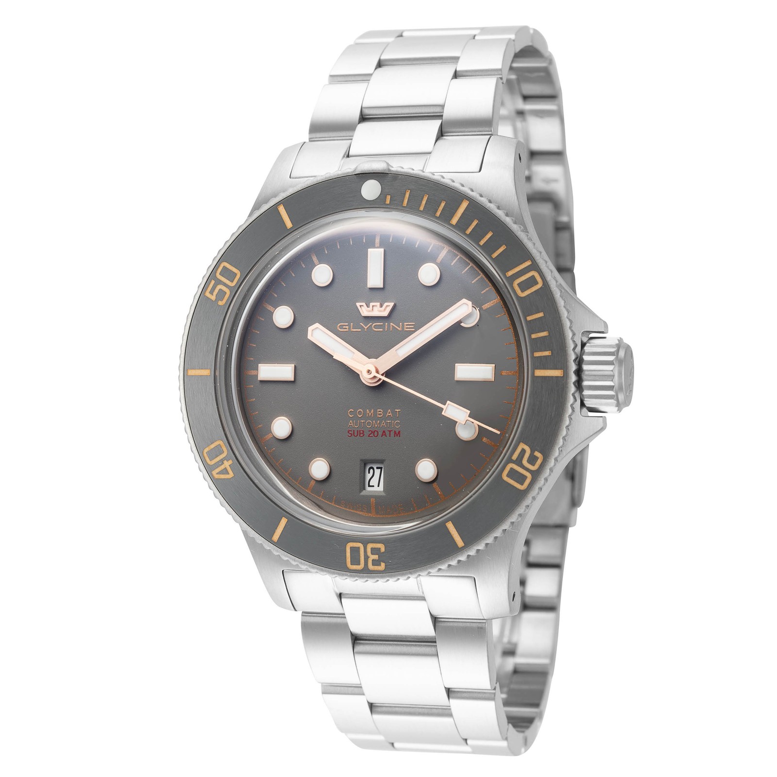 Glycine Men’s Combat Sub Box Ceramic 41mm Automatic Watch GL0525