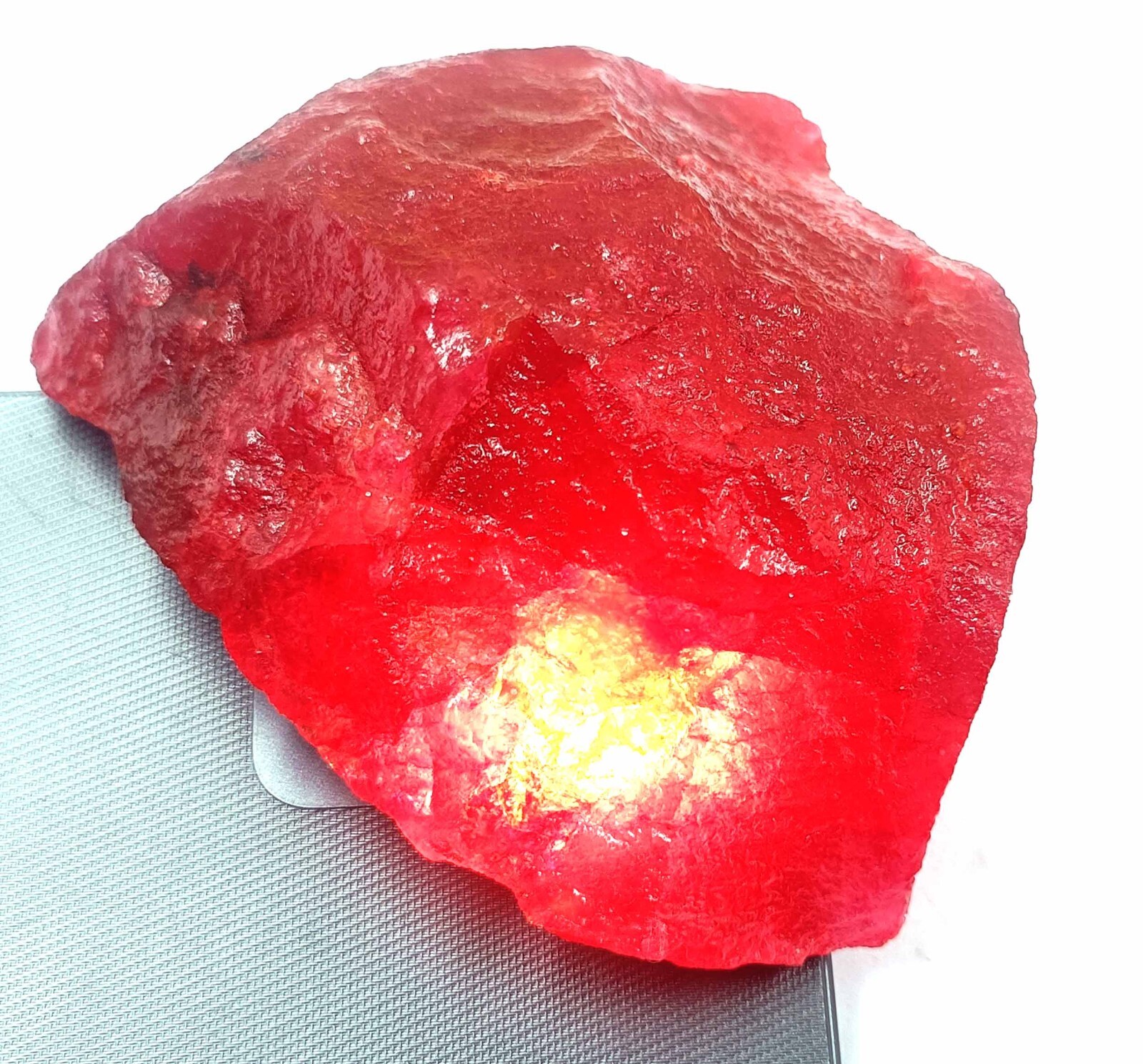 DYED Natural Certified 1000 -1250Ct African Red Ruby Dyed Rough Loose Gemstone